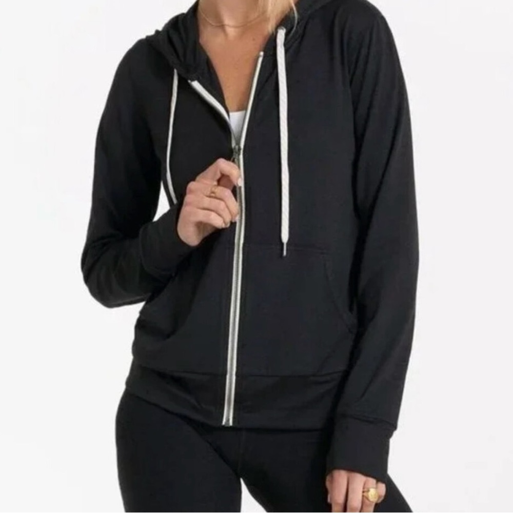 Vuori Coronado Charcoal Zip-Up Hoodie - Picture 3 of 11